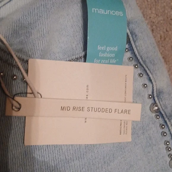 KanCan Light Blue Flare Jeans - Picture 5 of 10